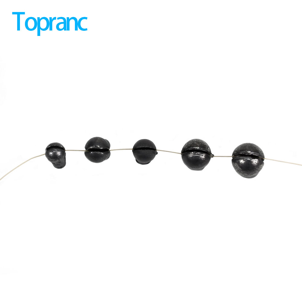 Saltwater Line - Clip-on split shot loodjes, verwijderbare visloodjes,