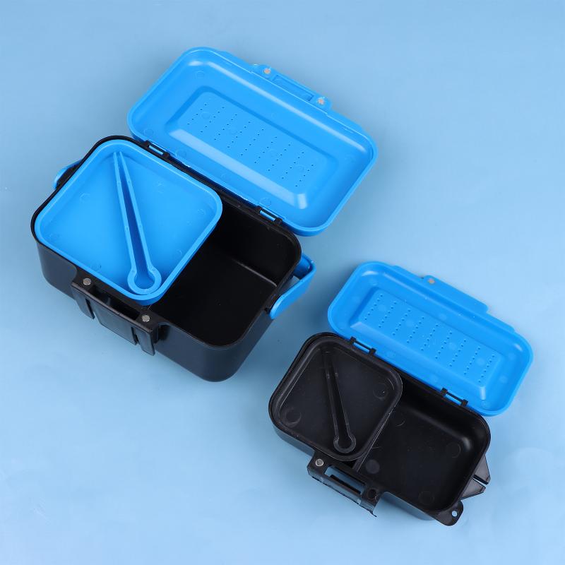 Fishing Line Box - Draagbare vislokdoos, levende aasdoos, haakjesdoos, regenwormen