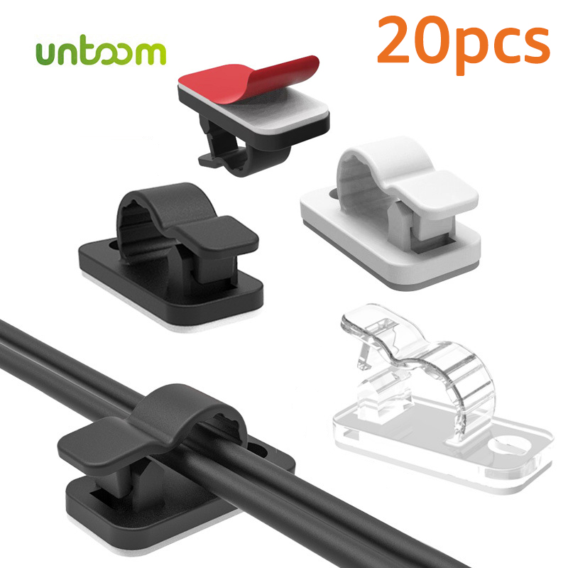 Tippet Line - Untoom 20 stuks kabelorganizer clips kabelbeheer