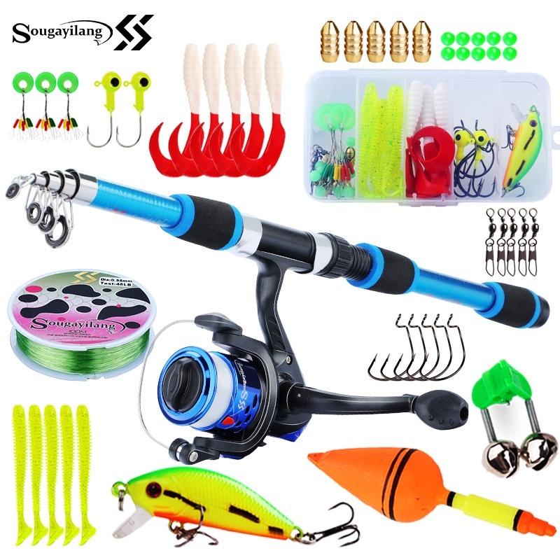 Fishing Line Spooler - Sougayilang Kids Hengel Set Volledige Kits