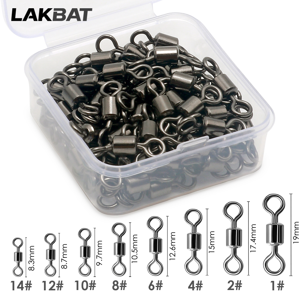 100 STUKS RVS Visdraaikrans La - Saltwater Line recensie en prijs