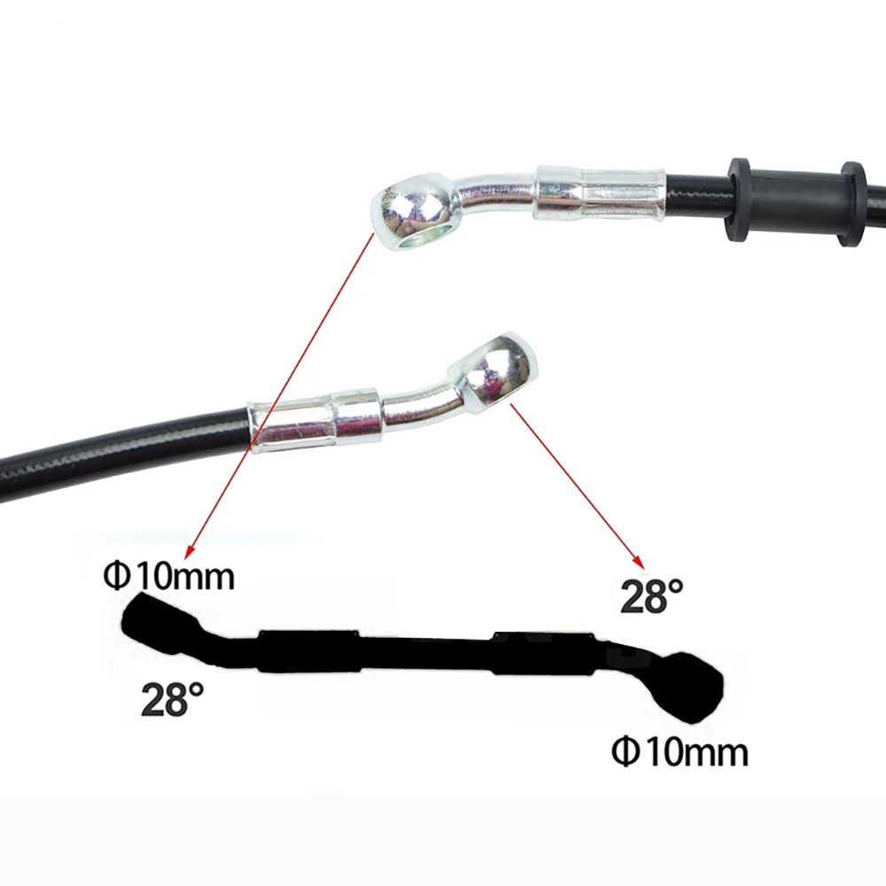 400-2200mm Motorfiets Hydrauli - Braided Line recensie en prijs
