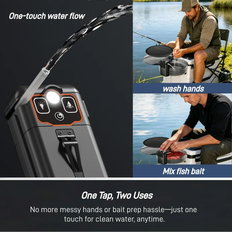 Draagbare elektrische waterpom - Fishing Line Dispenser recensie en prijs