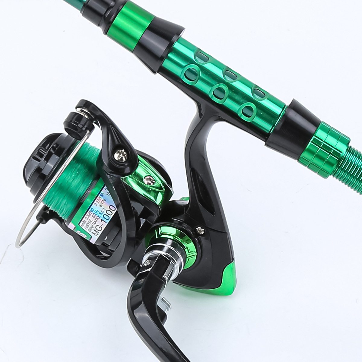 1,8 meter groene carbon fiber  - Fishing Line Box recensie en prijs